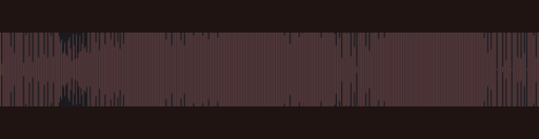 The waveform of the audio copy